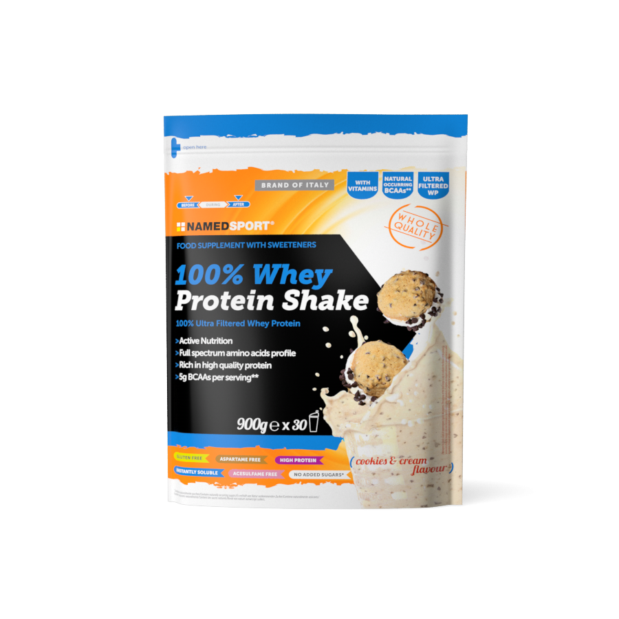Namedsport 100% Whey Protein Shake - Biscotto e Crema 900 g 