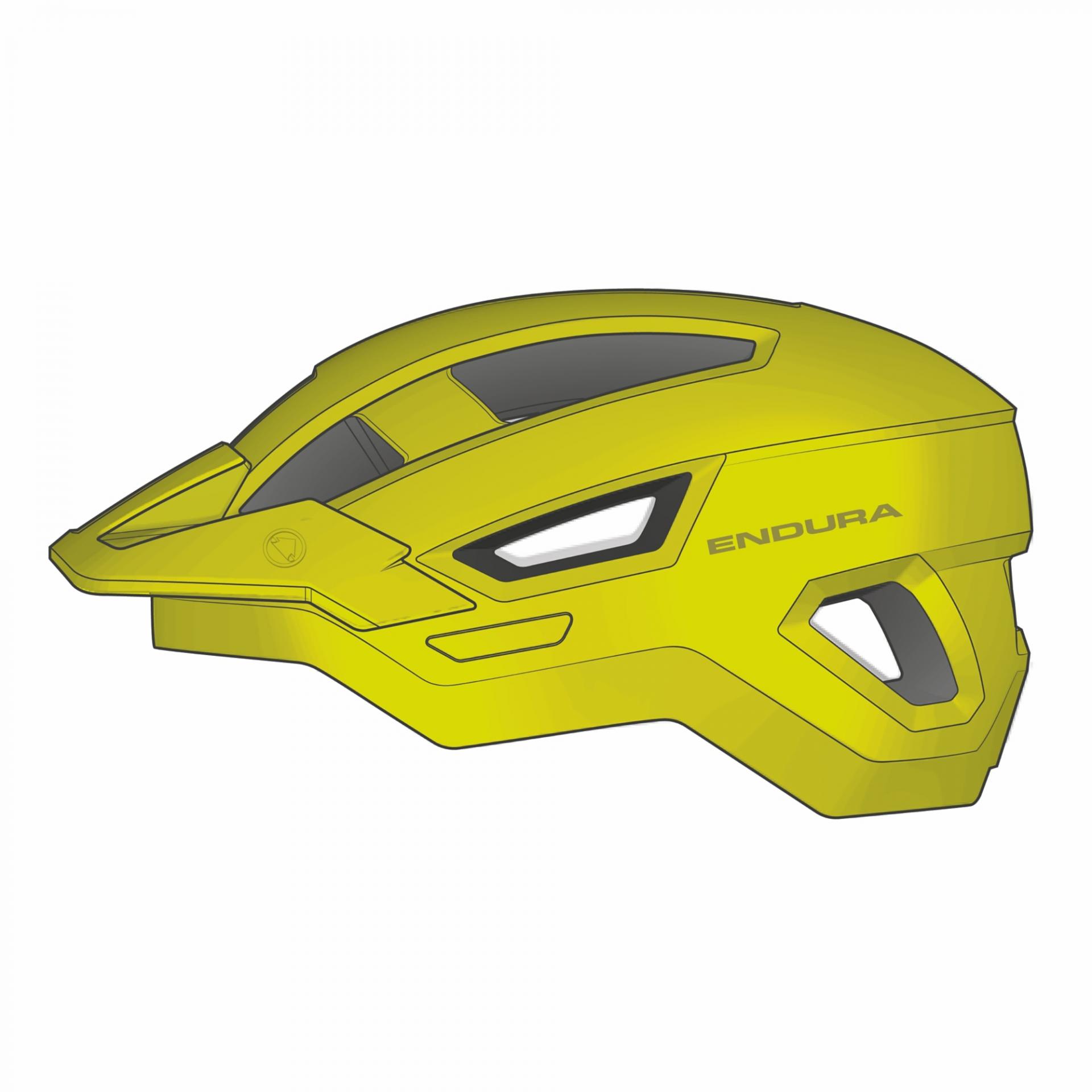 Endura Hummvee Helmet Giallo Fluo