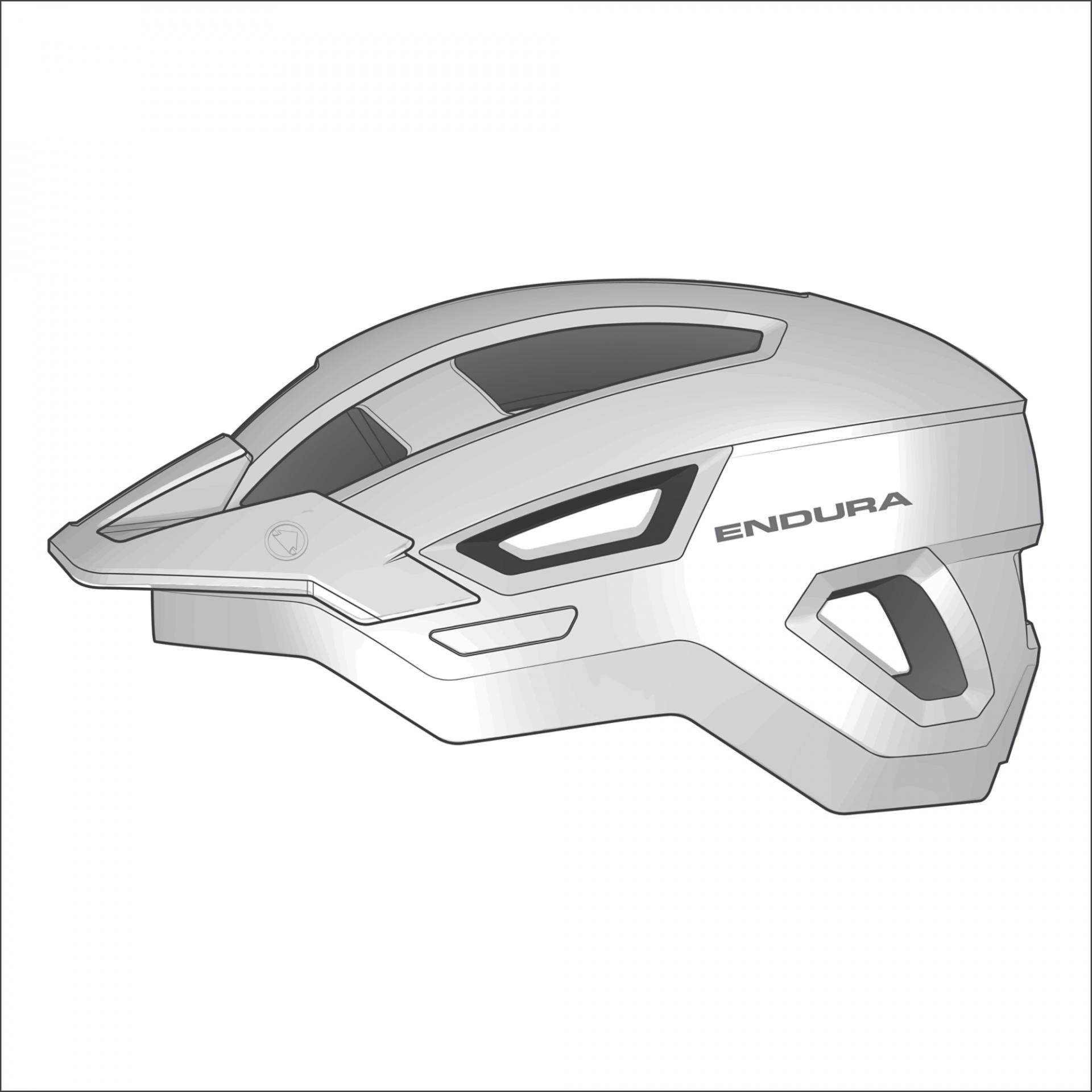 Endura Hummvee Helmet Bianco 