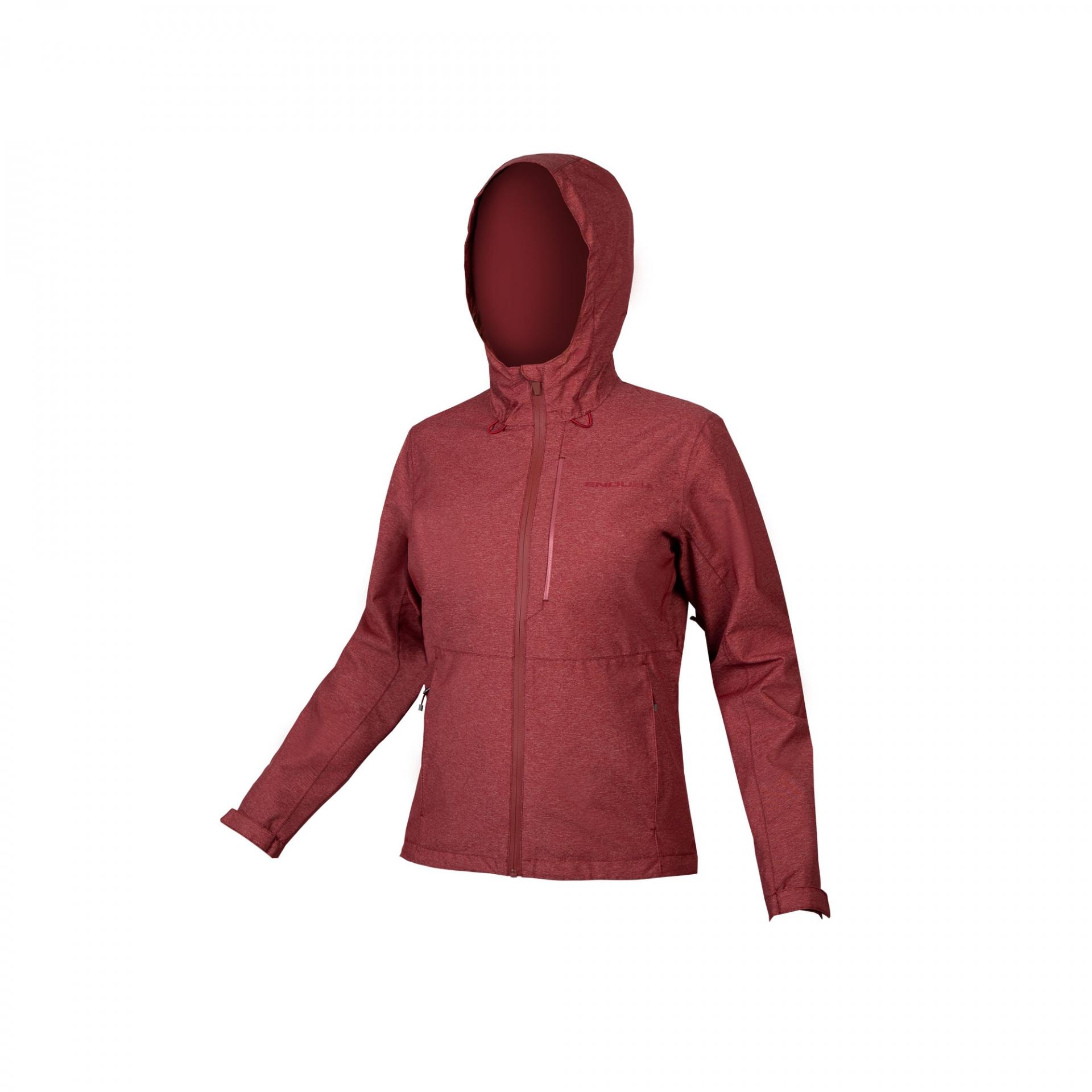 Endura Women's Hummvee Waterproof Hooded Jacket Red