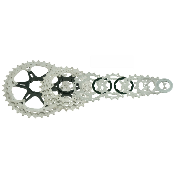 SunRace Pacco Pignoni MS3 10V - 11-42 Denti, Argento, SH11