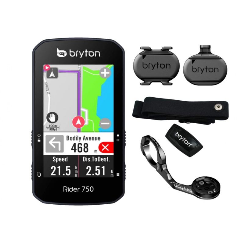 Bryton Rider 750 T + Dual Sensor e Fascia Cardio