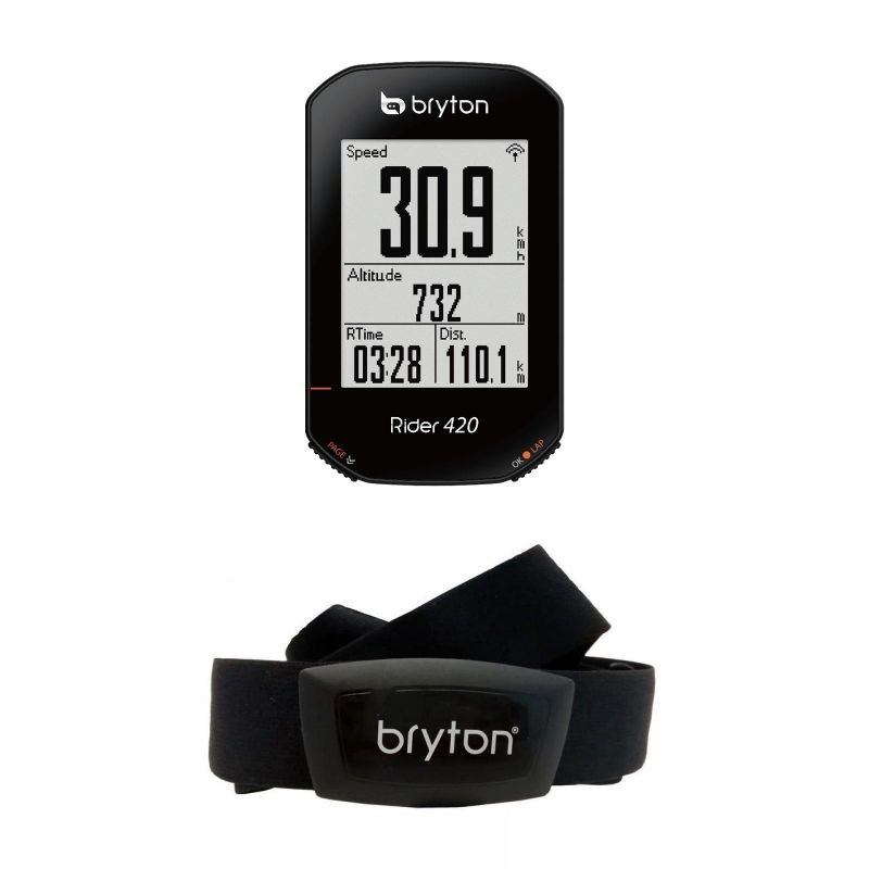 Bryton Rider 420 H + Fascia Cardio