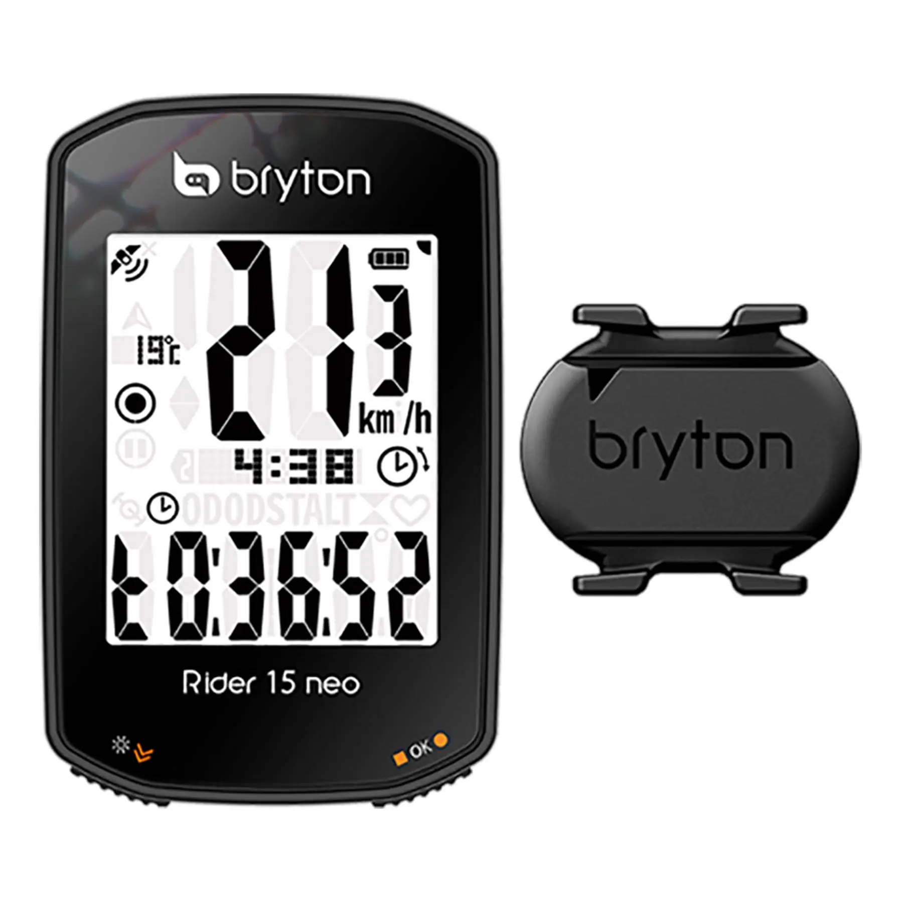 Bryton Rider 15 neo C + Sensore Di Cadenza