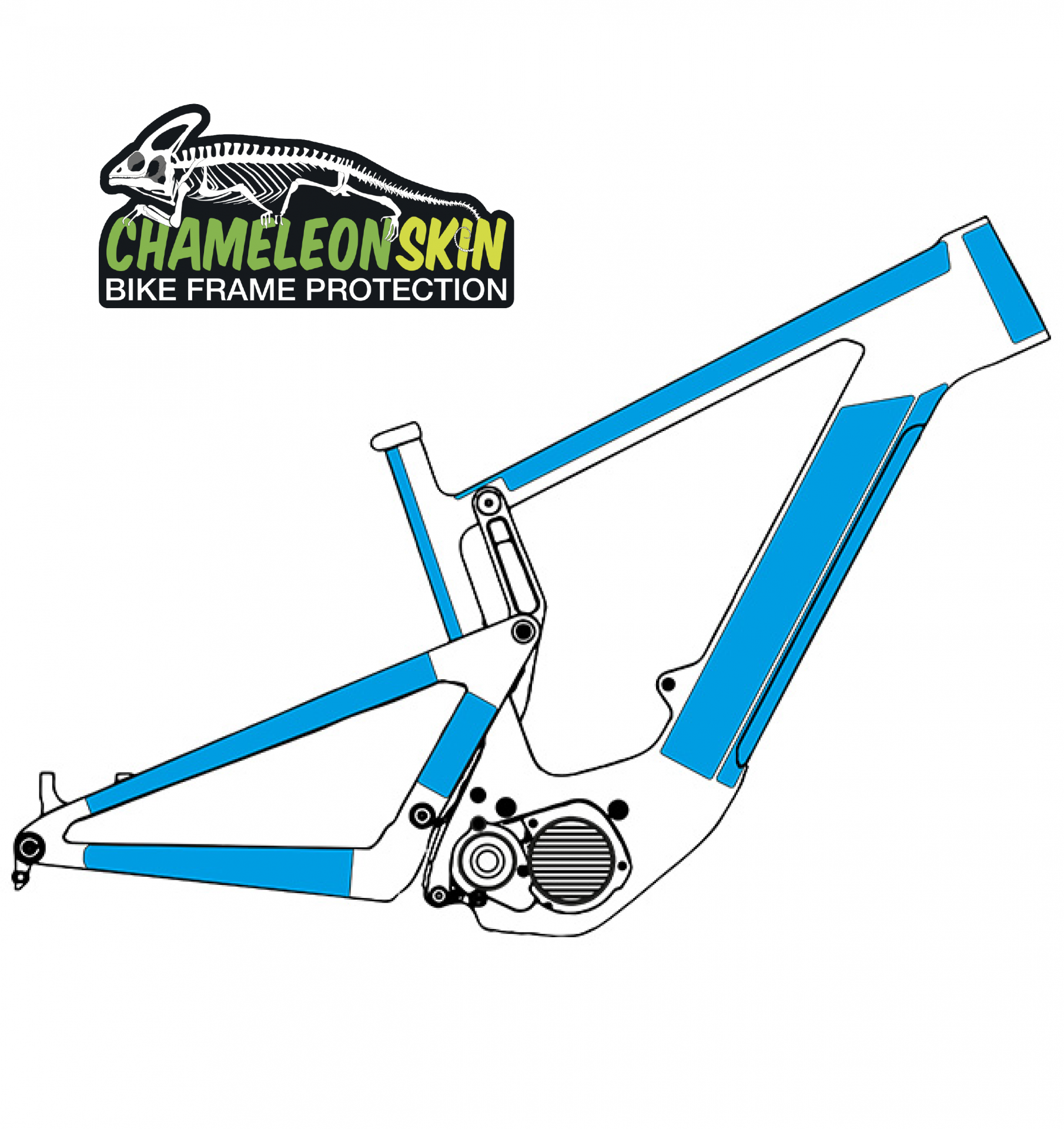Chameleon Skin Kit Pellicole Generico per E-Bike Opaco