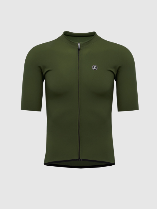 Pissei Maglia Manicha Corta Prima Pelle Verde Militare 