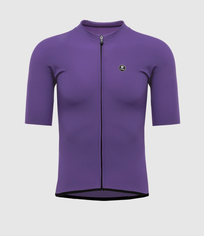 Pissei Maglia Manicha Corta Prima Pelle Viola