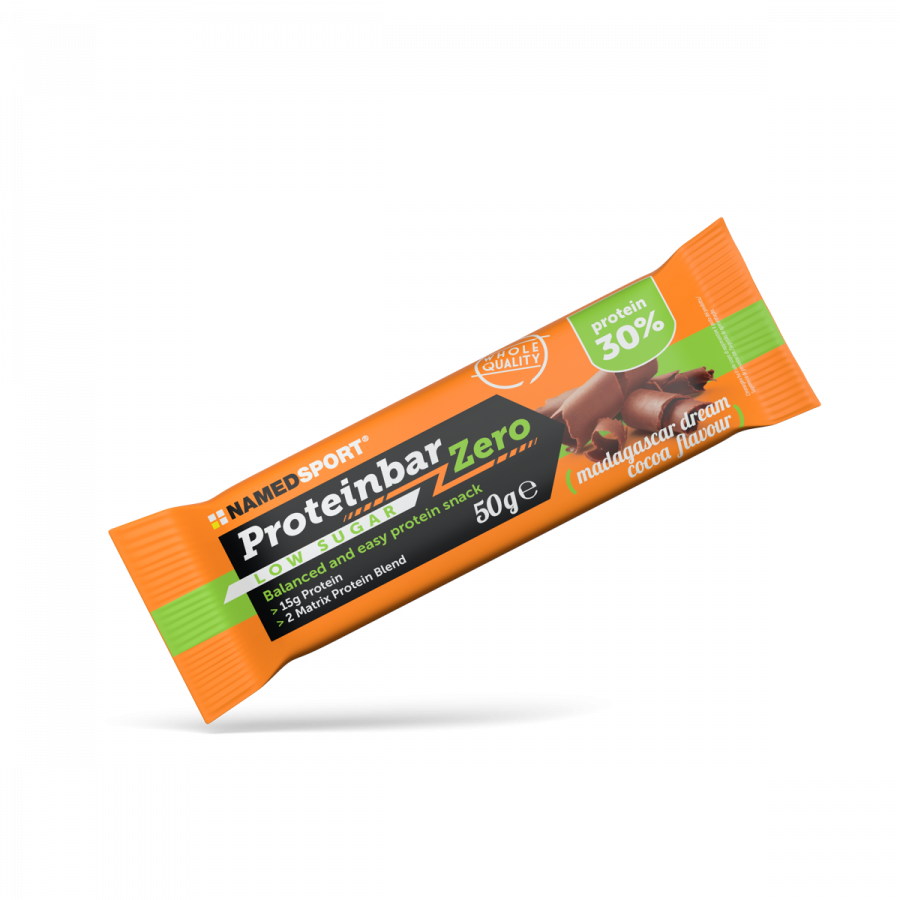 Namedsport Protein Bar Zero Low Sugar Cioccolato - 50 g