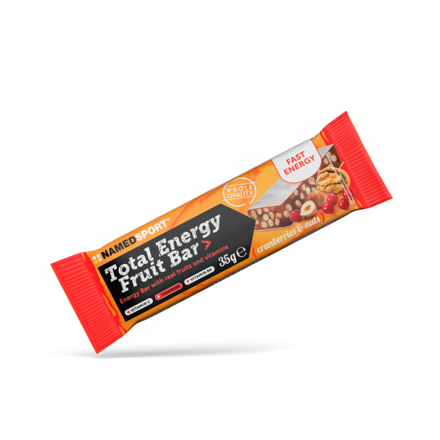 Namedsport Total Energy Fruit Bar Cranberries e Nuts - 35g
